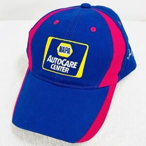 NAPA Auto Care Center Racing Cure Cancer Hat Cap Adjustable Strapback Blue